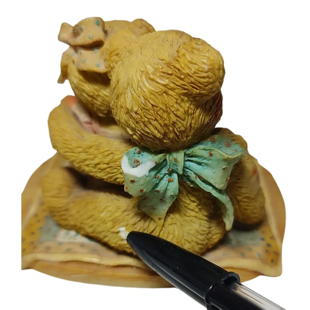 Vintage Hamilton Gifts Figurine Cherished Teddies Nathaniel and Nellie Twice SEE